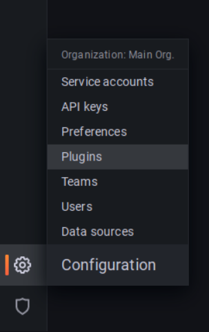 Configuration > Plugins