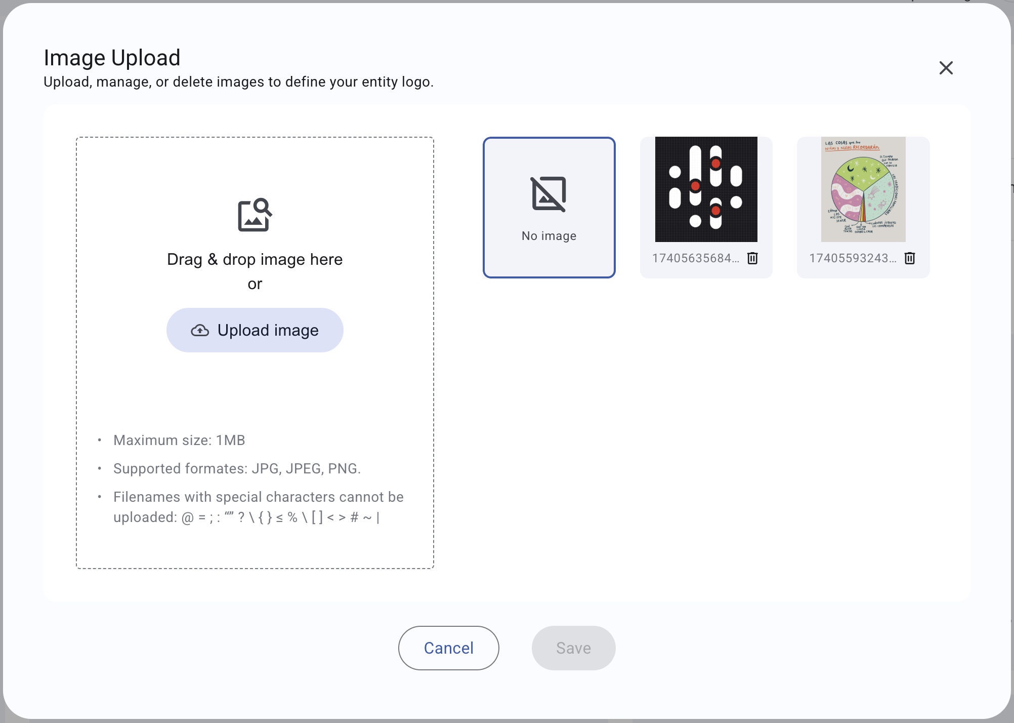 Manage Images